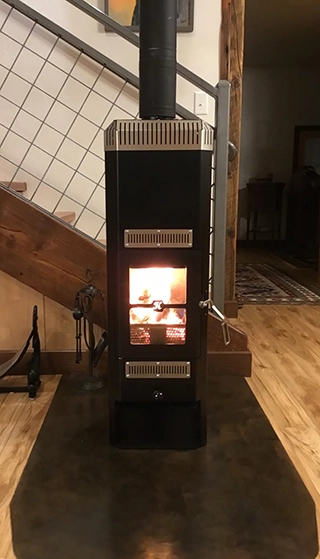 katydid small wood stove